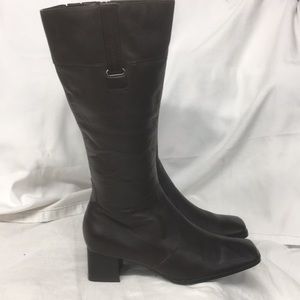 COPY NEW!!! Pesaro New leather knee high boots ladies sz 8